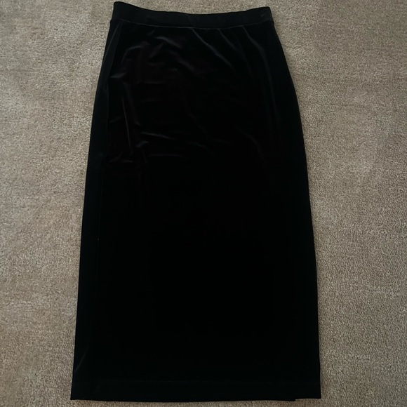 Chico's Dresses & Skirts - Chico's Black Velvet Pencil Skirt